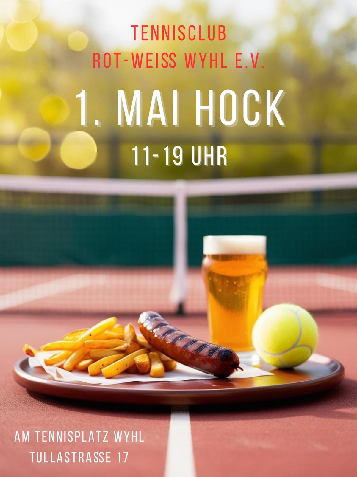 1. Mai Hock beim TC Wyhl
